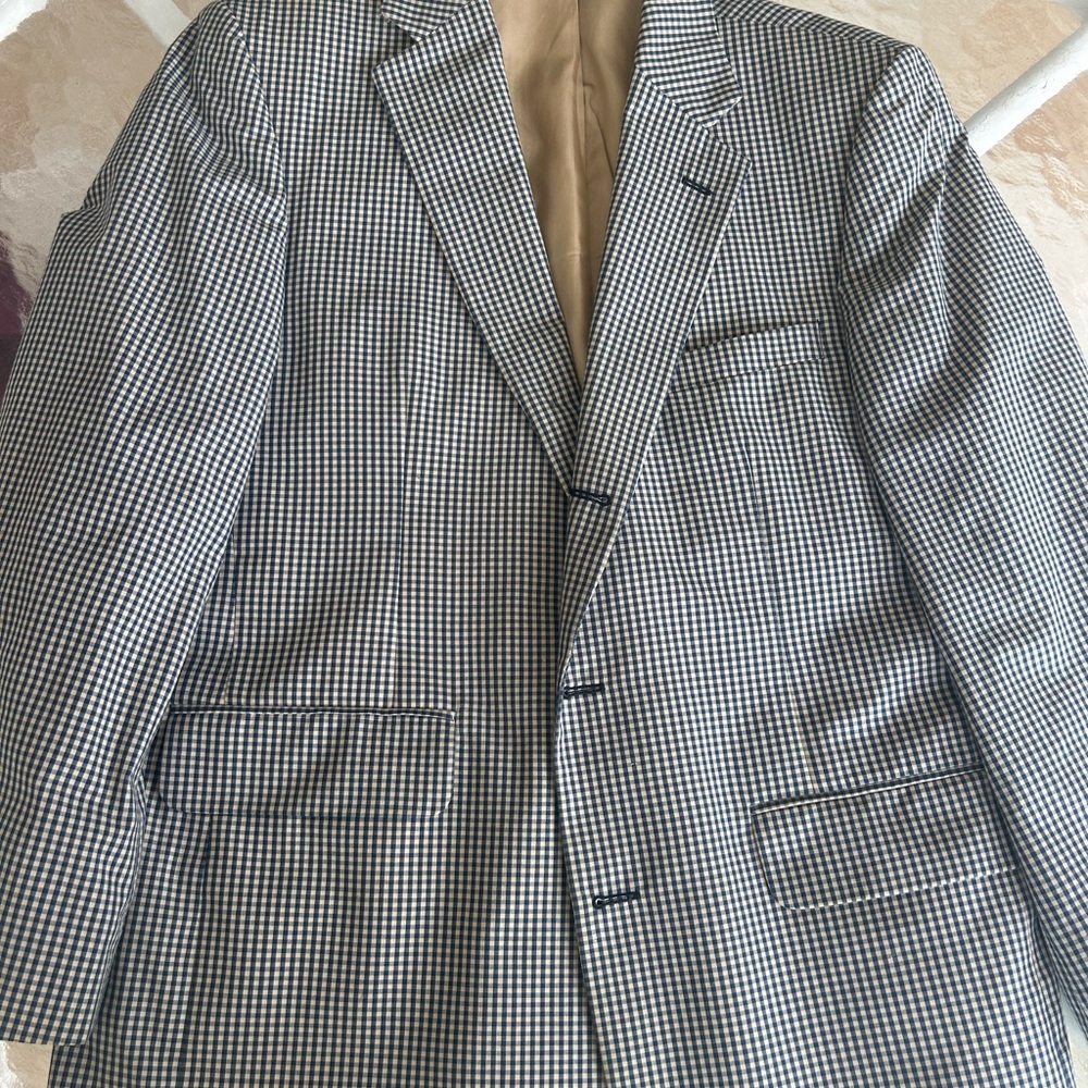 Orvis White and Blue Sport Coat Classic Fit